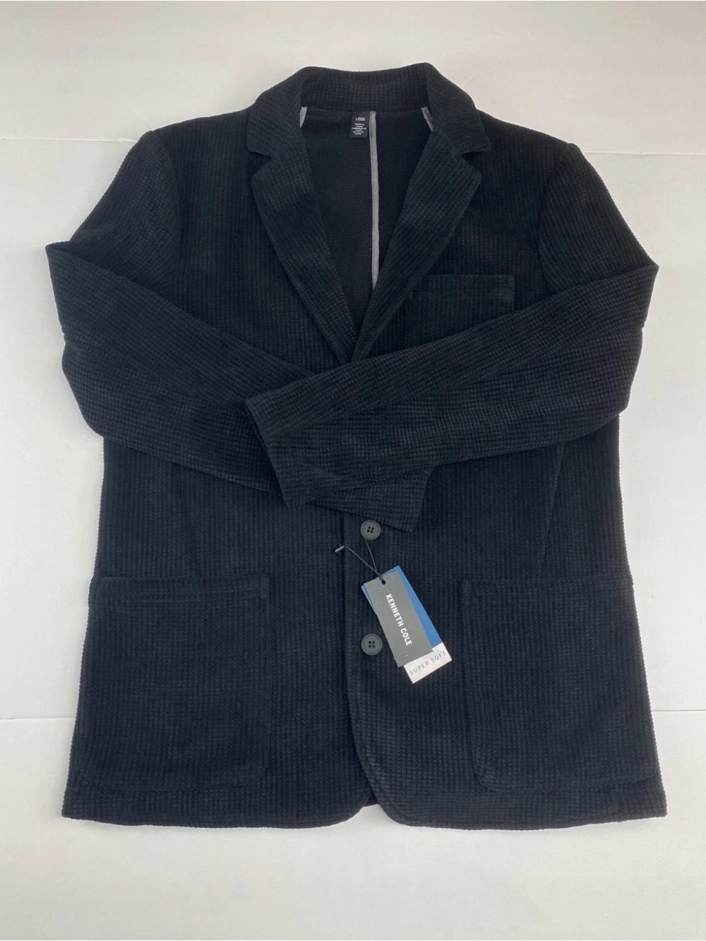 Kenneth Cole Men's Techni-Cole Super Soft Casual Blazer Black sz. Large NWT